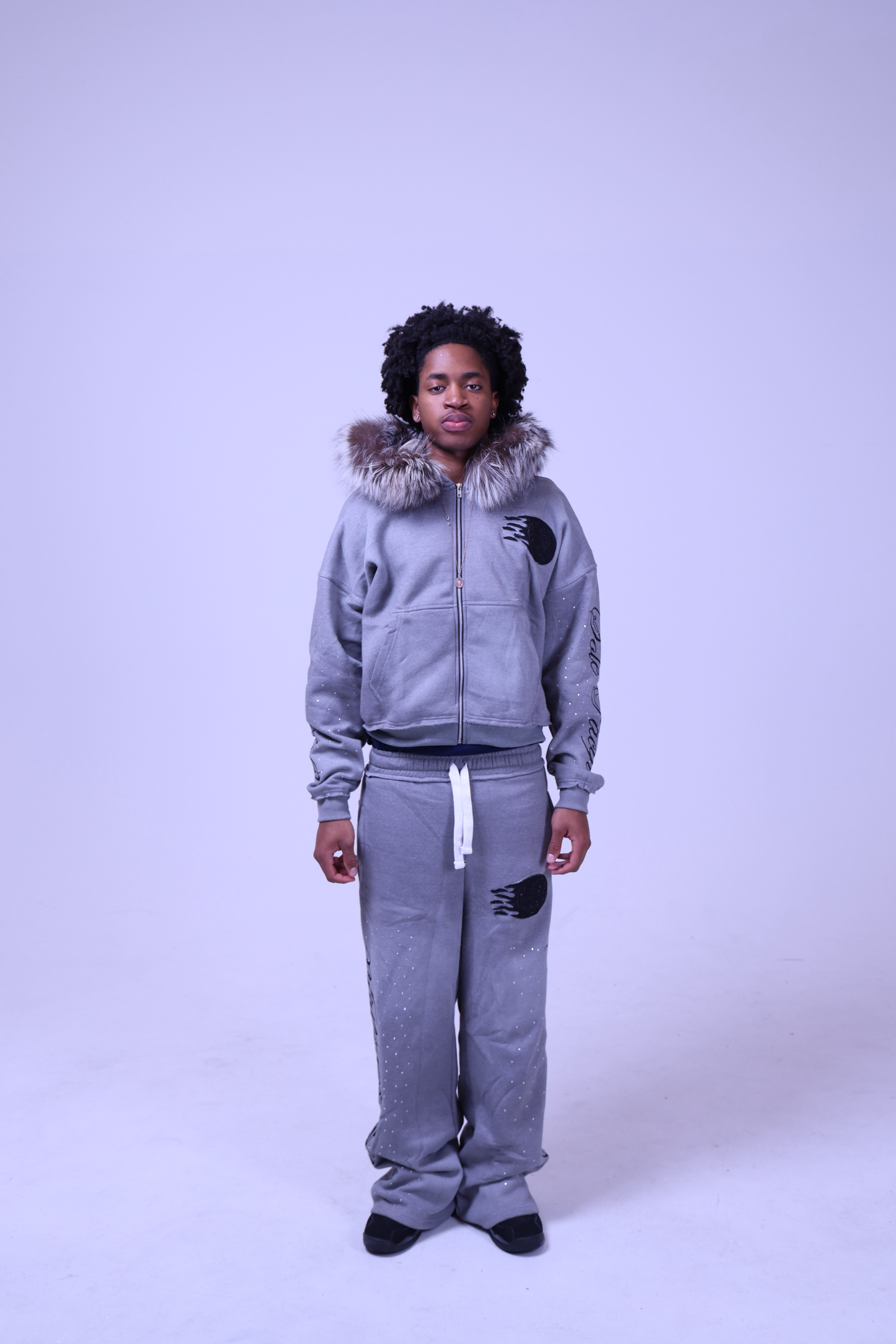 Concrete “Cursive” Hoodie