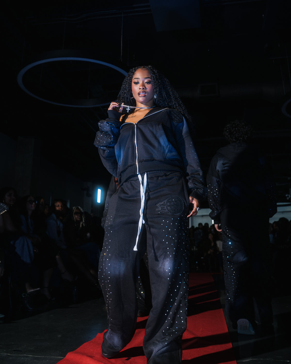 Onyx ‘Cursive’ Zipup Hoodie